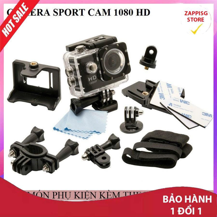 Camera Hành Trình Phượt Waterproof Sports Cam 1080 Full HD Chống Nước  - Bảo hành 1 - 1