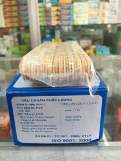 Que đè lưỡi gỗ 100 que