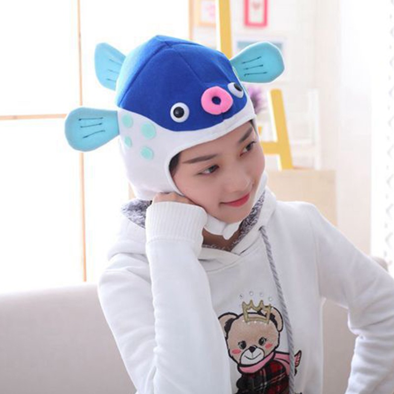 Nón Hóa Trang Halloween Hình Cá Dễ Thương