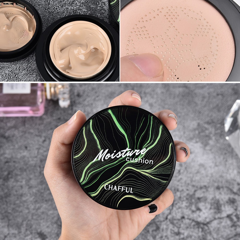 (Hàng Mới Về) Kem Nền Bb Air Cushion Hailicare Dưỡng Ẩm Làm Sáng Da Tự Nhiên Kèm Mút Trang Điểm Hình Nấm | BigBuy360 - bigbuy360.vn