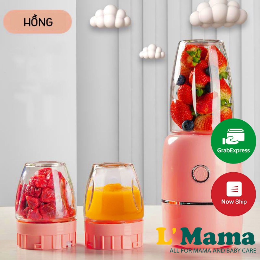 Máy Xay Đa Năng 6 Lưỡi 3 Cối Thủy Tinh Xay Đồ Ăn Dặm Cho Bé Và Gia Đình Siêu Tiện Lợi
