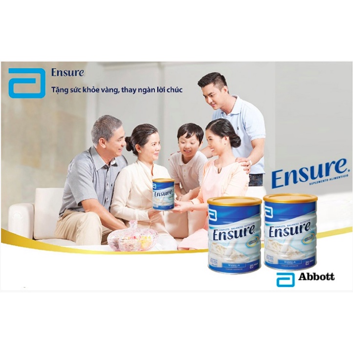 Sữa Ensure Úc 850g-Sữa tốt cho người cao tuổi , người mới ốm dậy , người suy nhược - date mới