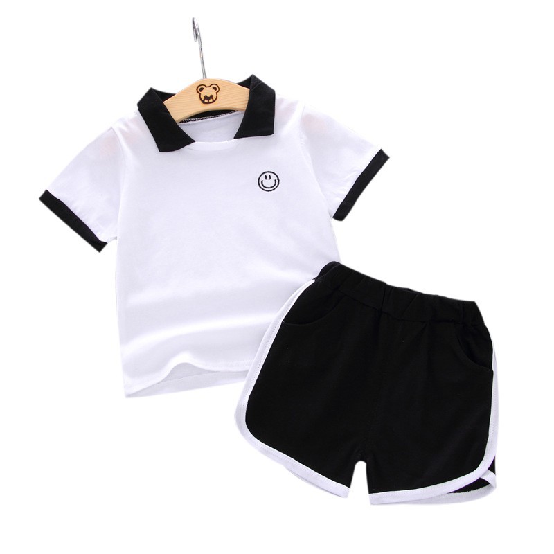 Set áo thun ngắn tay + quần ngắn mùa hè cho bé trai