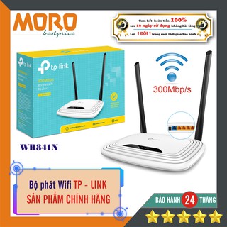Bộ phát sóng wifi 2 râu TP - LINK WR841N - tốc độ 300Mbp/s - Sản phẩm chính hãng bảo hành 24 tháng!