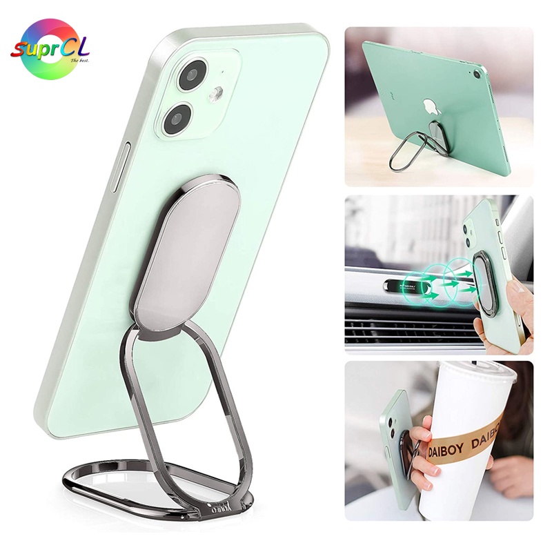 Giá Đỡ Điện Thoại Siêu Mỏng Xoay 360 Độ Có Thể Gấp Gọn Tiện Lợi