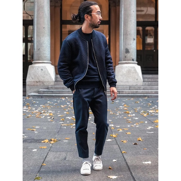 Quần Kaki Nam EZY COTTON RELAXED FIT ANKLE PANTS - SIZE S-M-L