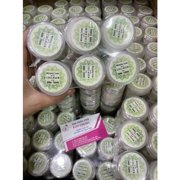 Combo 3 hủ ❤ Kích trắng Collagen whitening cream Golden essence 35g