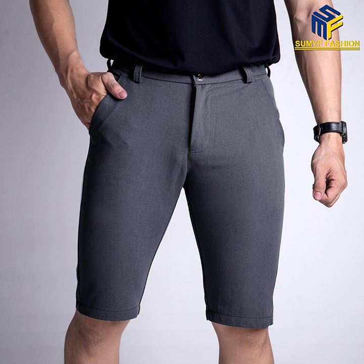 Quần short tây Nam co giãn