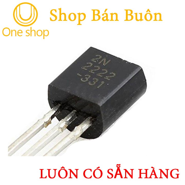 2N2222 TO-92 TRANS NPN 0.6A 40V