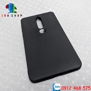 Ốp lưng nokia 6 và nokia 6.1 2018 nhựa dẻo - đen - chống trơn trượt - kính cường lực 9d