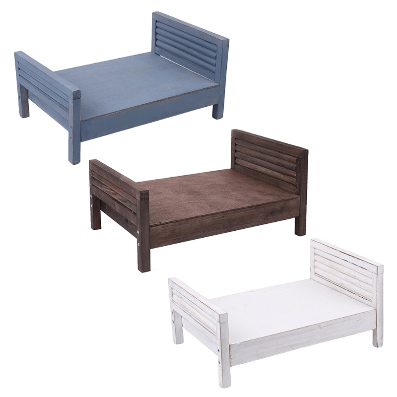 Giường Ngủ Mini Dùng Làm Phụ Kiện Chụp Ảnh Cho Bé Sơ Sinh