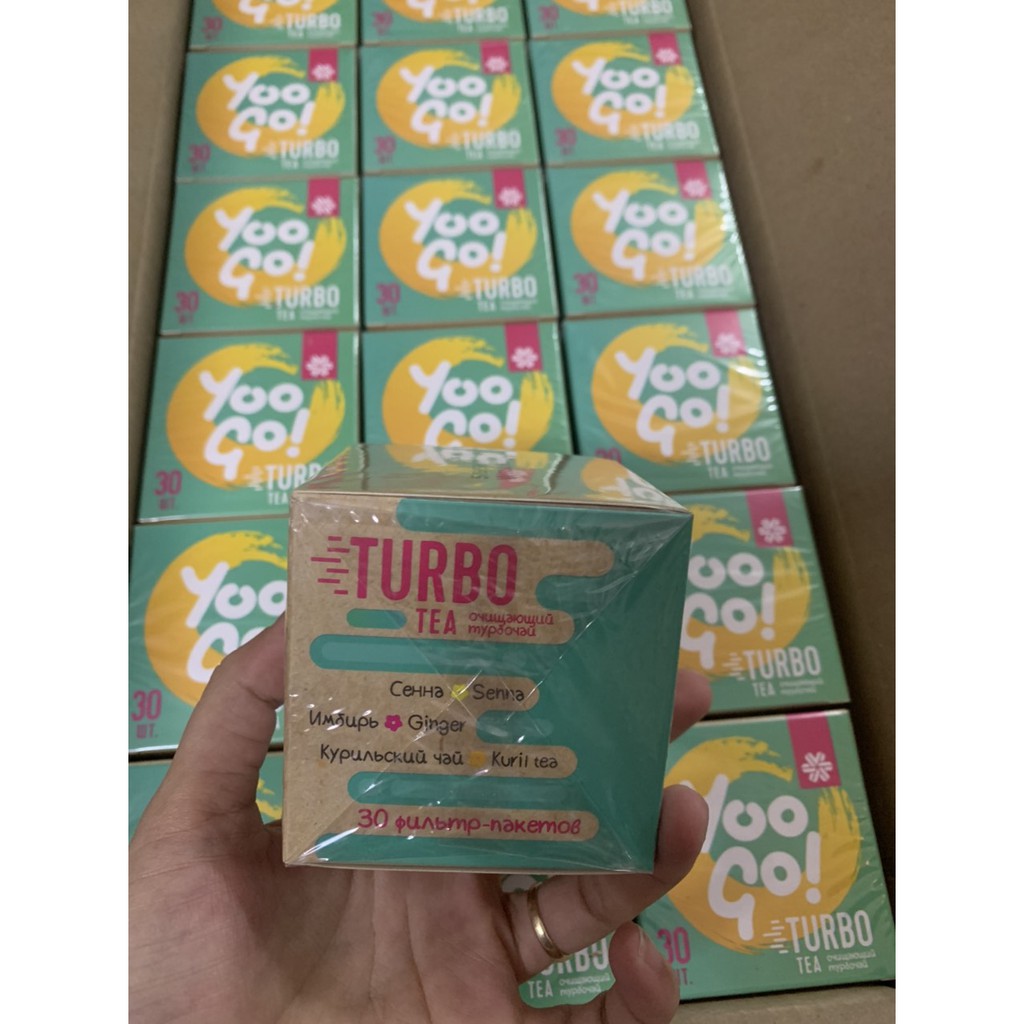 Trà thảo mộc YOO GO Turbo tea 💝Hàng Nga chính hãng💝 (Thải độc, giảm cân) mẫu mới của trà T body