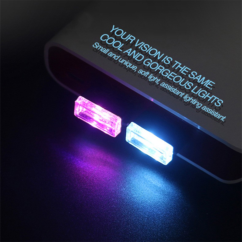 [Mã LIFE2410K giảm 10K đơn 20K] Đèn LED USB Nội Thất Ô Tô