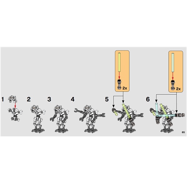 Mô Hình Nhân Vật Grievous Phim Star Wars 2 Loại PG8011