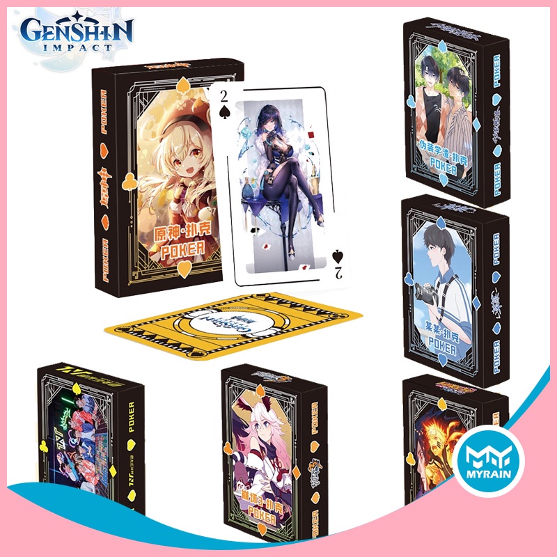 Bộ Bài 54 Miếng Hình Nhân Vật Trong Phim Hoạt Hình ONE PIECE