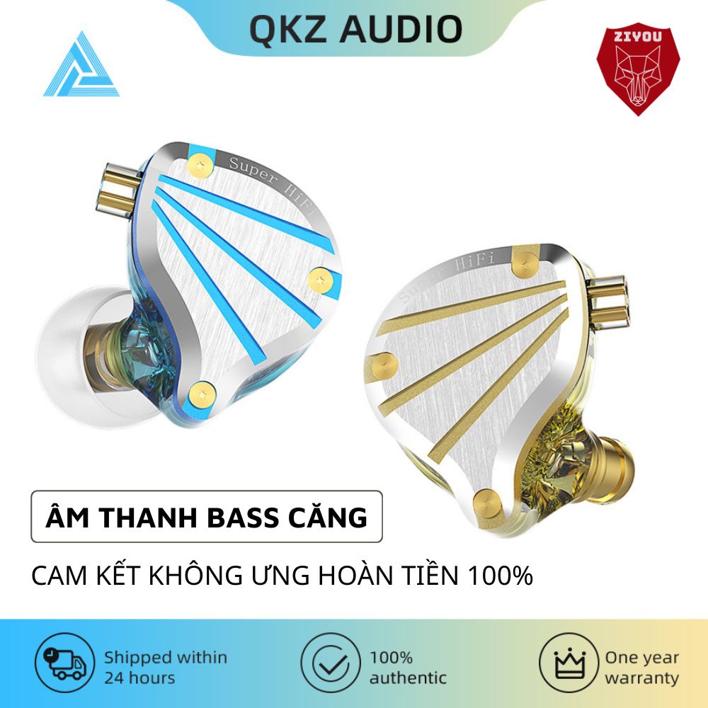 Tai Nghe Gaming Cao Cấp Ziyou K6 Titan Jack 3.5mm Dùng Cho Điện Thoại, Laptop Âm Thanh Super Bass - Hàng Chính Hãng QKZ