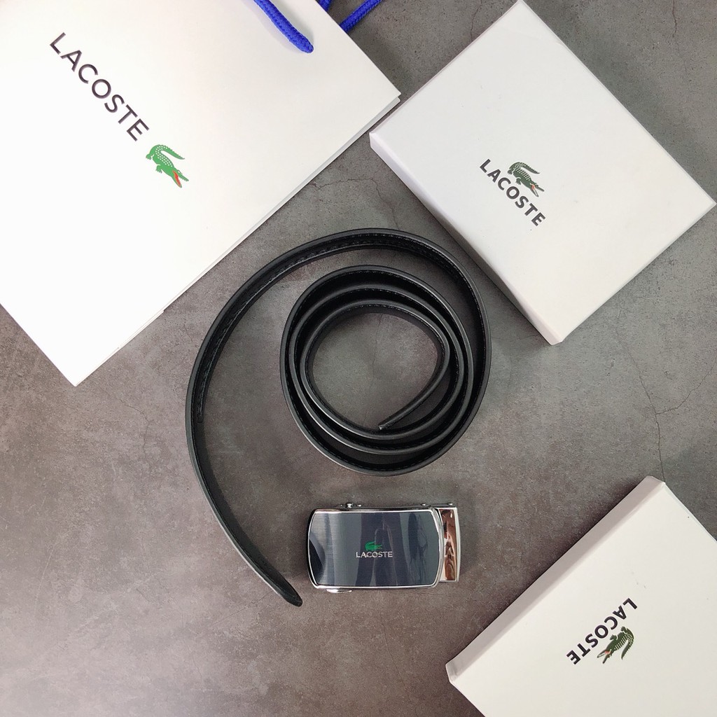 Nịt Lacoste 2 đầu tròn