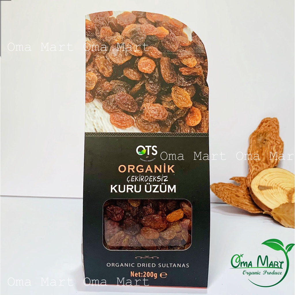 Nho khô hữu cơ OTS Organik 200g ( Date: 21.11.2023 )