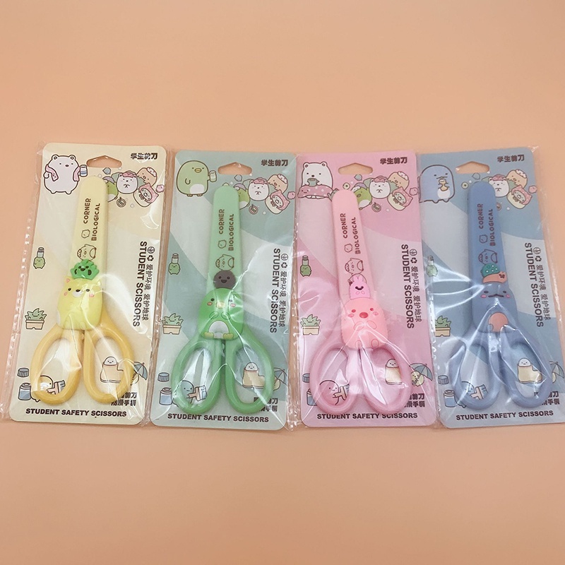 Kéo Silicone An Toàn Họa Tiết Kỳ Lân Hoạt Hình Đáng Yêu Cho Trẻ Em