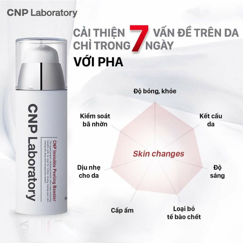 TẨY TẾ BÀO CHẾT  INVISIBLE PEELING BOOSTER CNP