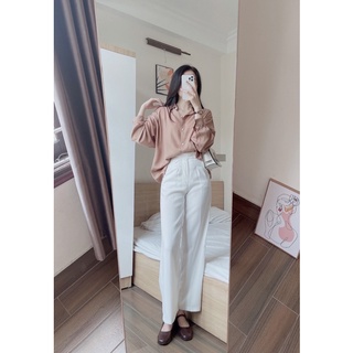 CHERSI PANTS - quần vải lụa nắp túi REGEN