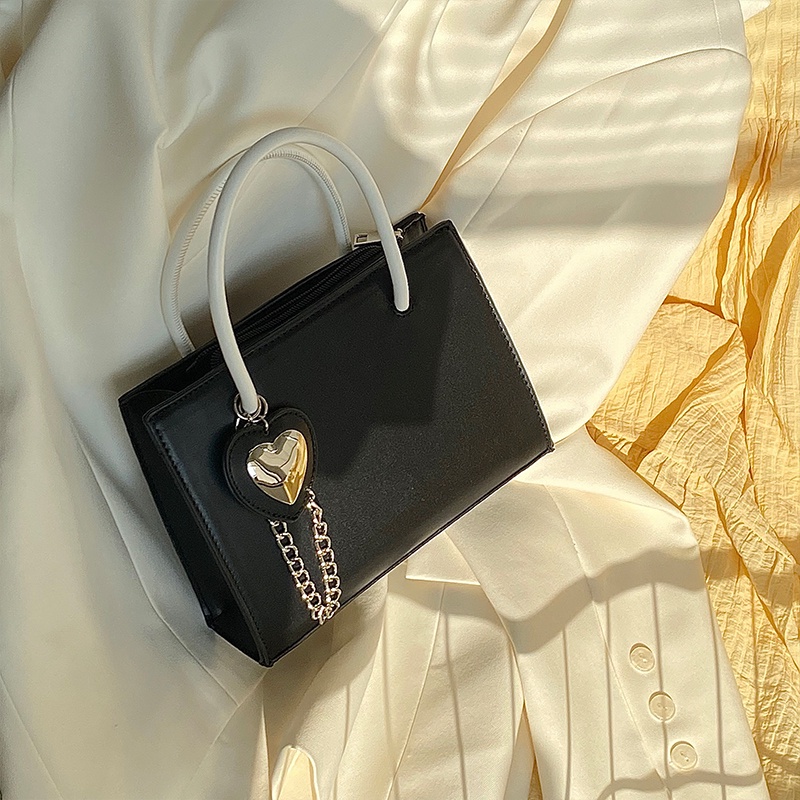 Túi xách IELGY hình vuông phối dây xích thời trang cho nữ