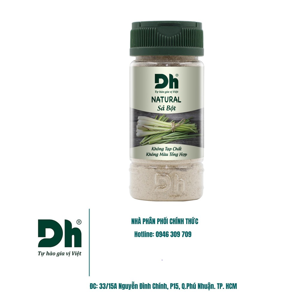 Hũ Natural Sả Bột - Thương hiệu DH Foods