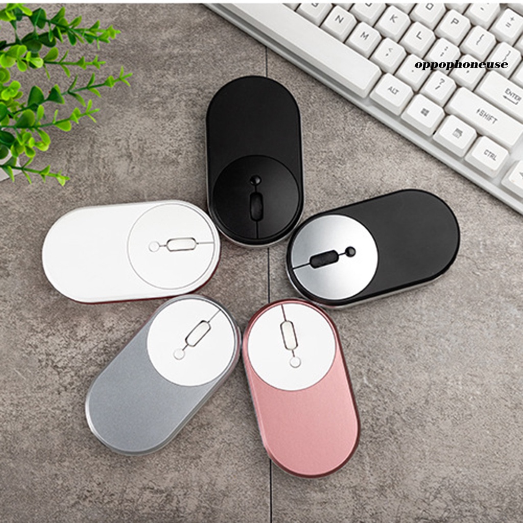 Chuột không dây Mini Siêu Mỏng Bằng Hợp Kim Nhôm 2.4ghz Có Thể Sạc Lại Cho Oppo M1
