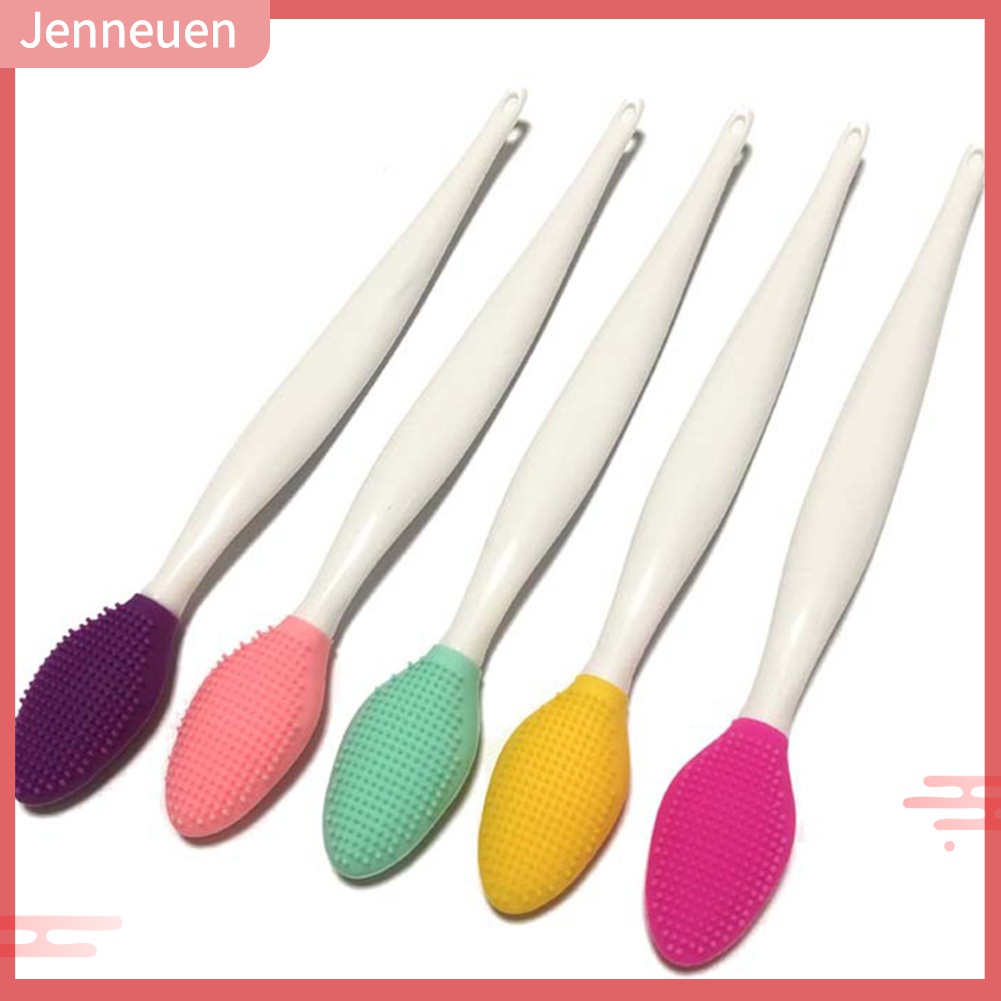 Cọ Silicone Hai Mặt Tẩy Tế Bào Chết Loại Bỏ Mụn Đầu Đen