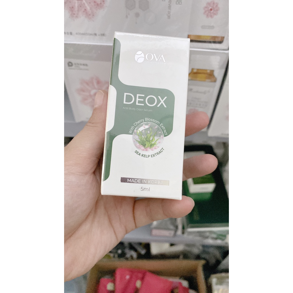 Serum giảm hôi nách Ova DeoX 5ml