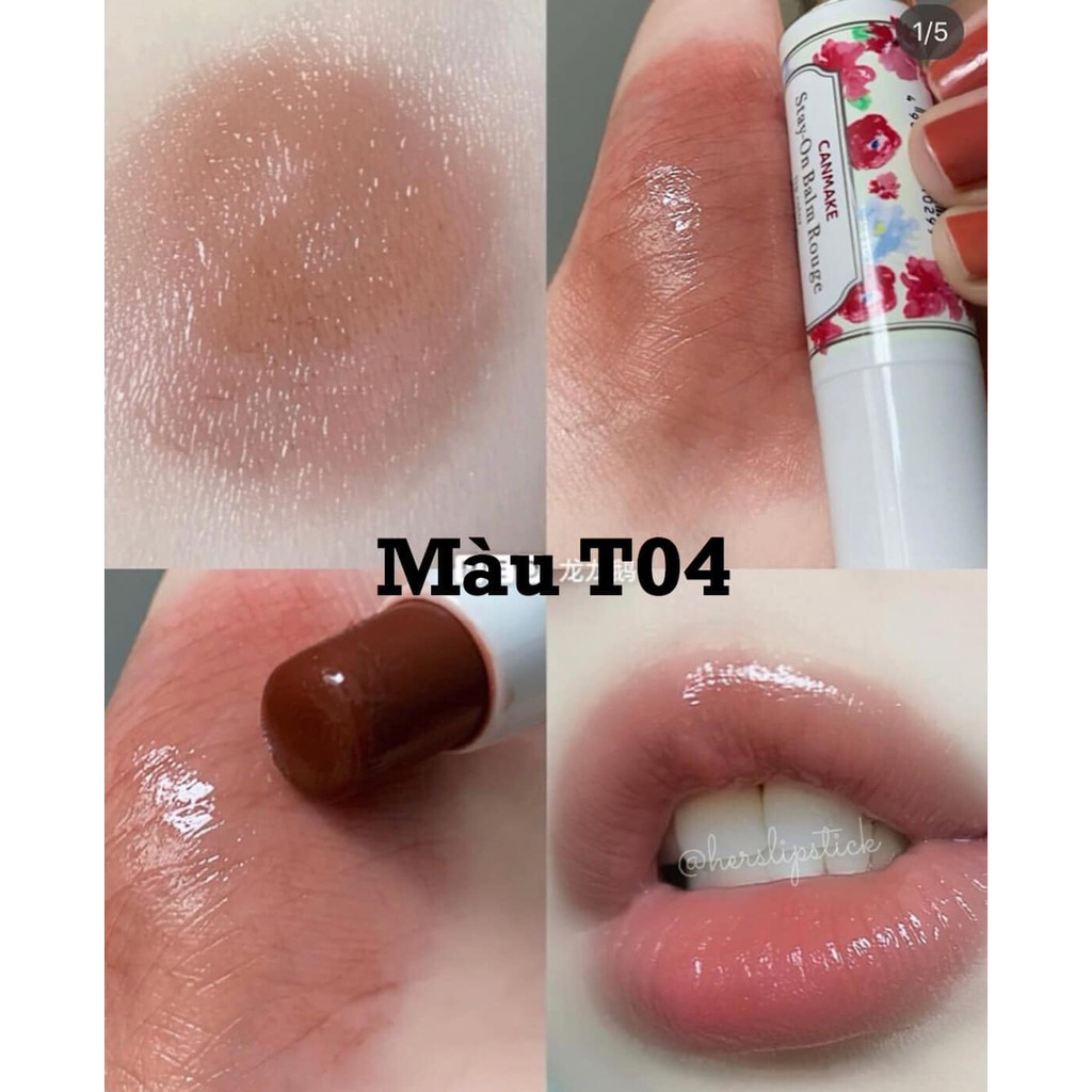 Son Canmake Stay On Balm Rouge (vỏ mới)