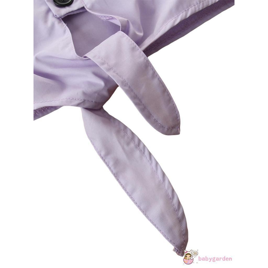 Bộ Áo Sơ Mi Tay Ngắn Kèm Cà Vạt Thời Trang Dành Cho Bé Gái