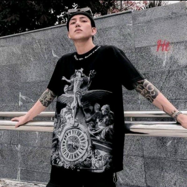 Áo Phông Tay Lỡ , Áo Hè Nam Nữ From Rộng Unisex MIKENCO Chất Liệu Cotton Thấm Hút Mồ Hôi.