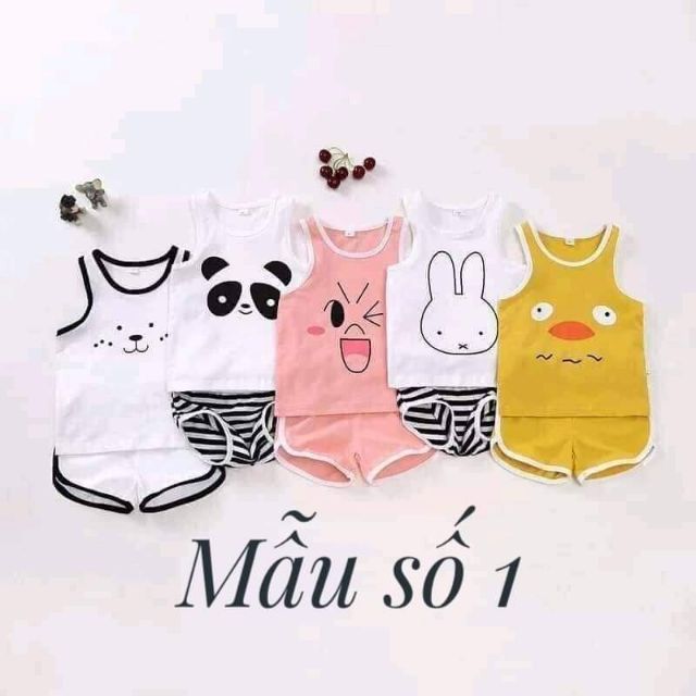 Nhiều mẫu-Quần áo trẻ em-Set 5 bộ chip đùi cotton cho bé