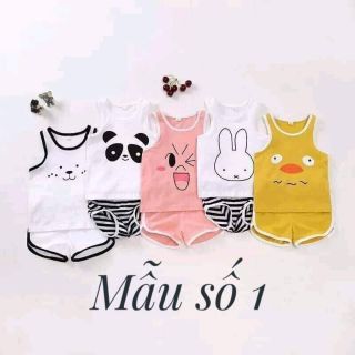 Nhiều mẫu-Quần áo trẻ em-Set 5 bộ chip đùi cotton cho bé