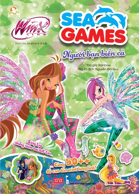 Sách - Winx club – Sea Games - Người bạn biển cả