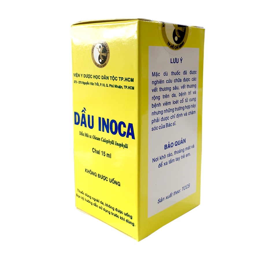 Dầu mù u inoca 15ml chuẩn Viện Y Dược học Dân tộc