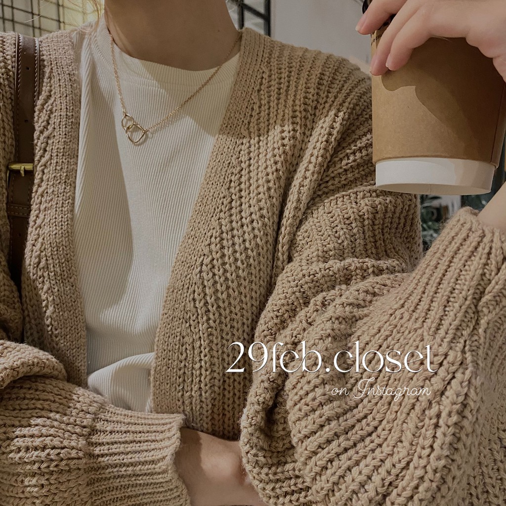 [Mã 2611THTRANG100K hoàn 10% xu đơn 99K] [Ảnh thật/Video 29feb] Áo khoác cardigan dáng dài | BigBuy360 - bigbuy360.vn