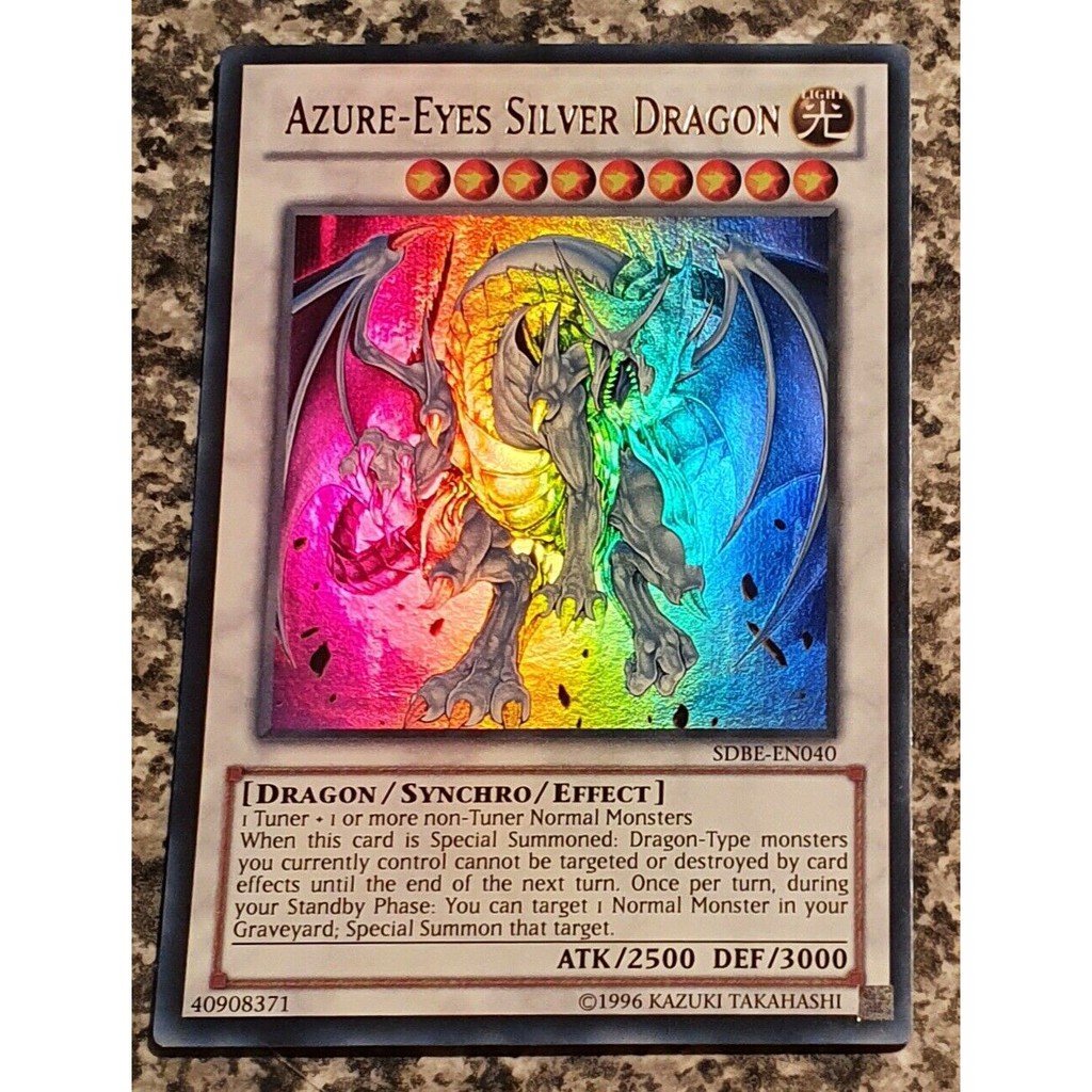 Bài Yugioh OCG - Azure Eyes Silver Dragon