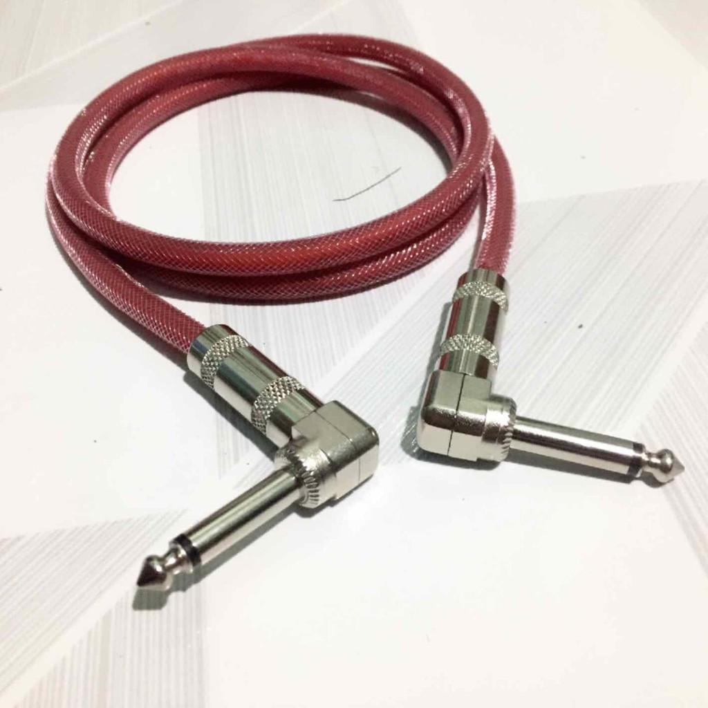 Dây 2 đầu rắc 6 ly cong dây tín hiệu âm thanh Jack 6 ly