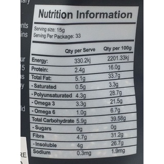 Hạt Chia Ogranic BLACK BAG 500g Úc