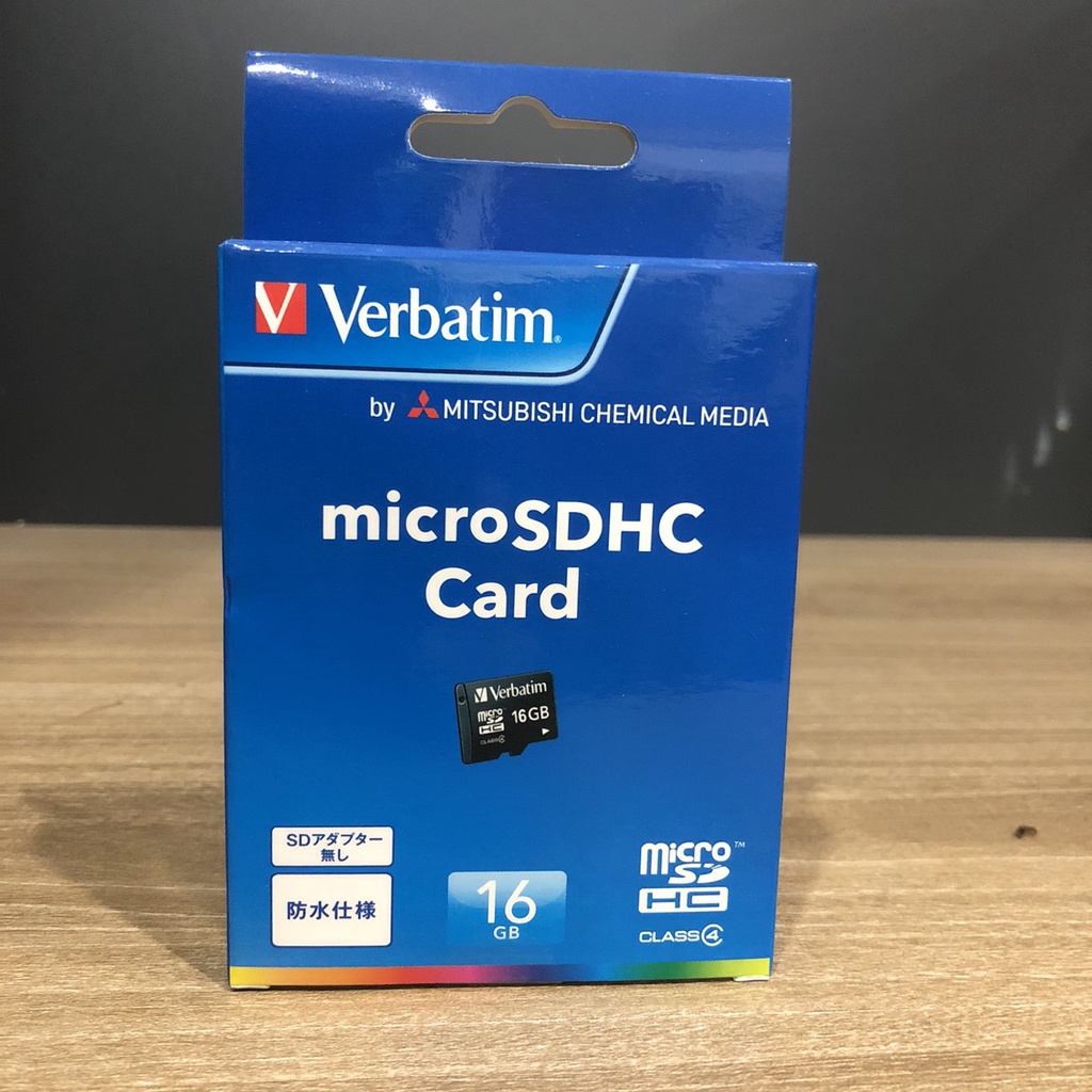 Thẻ nhớ Verbatim Micro SDHC 16GB Class 4 - Bảo hành 36 tháng - Hàng nội địa Nhật