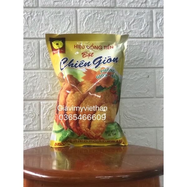 Bột Chiên Giòn Hiệu Đồng Tiền 1kg Dành Cho Nhà Hàng Căn Tin