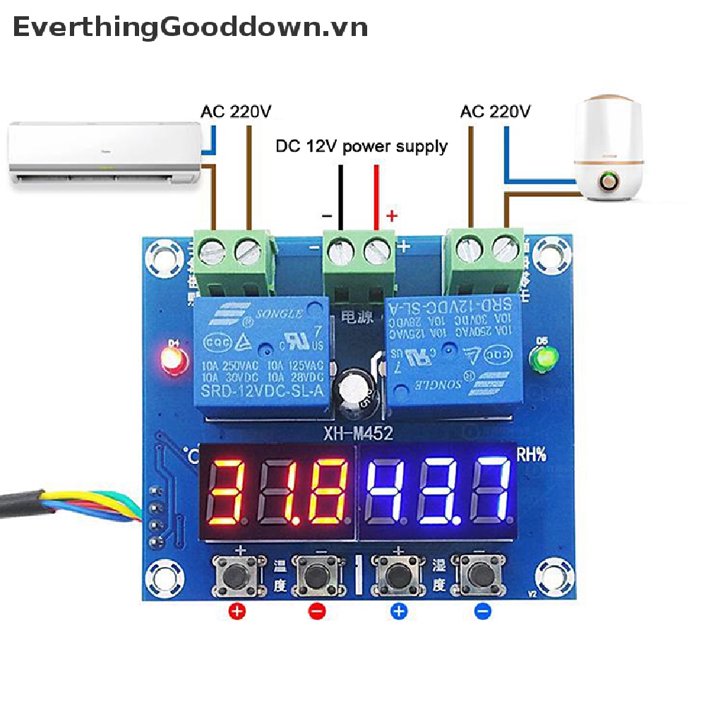 Bộ Điều Chỉnh Nhiệt Độ XH-M452 12V