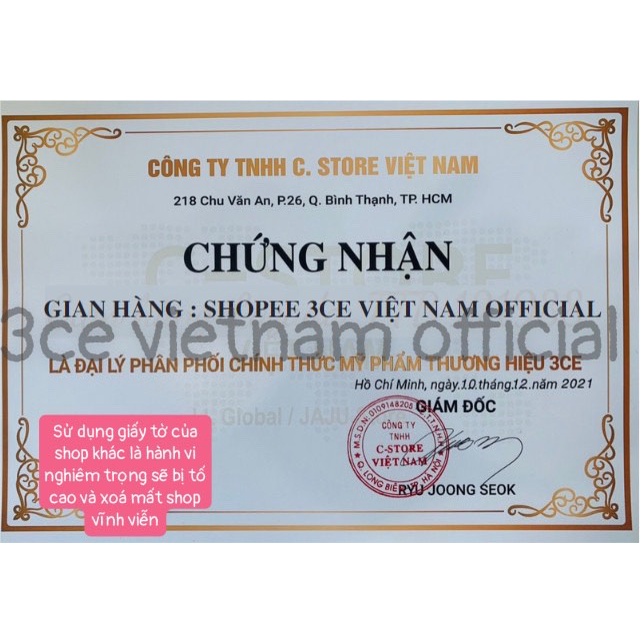 Sơn Móng Tay 3CE NAIL LACQUER