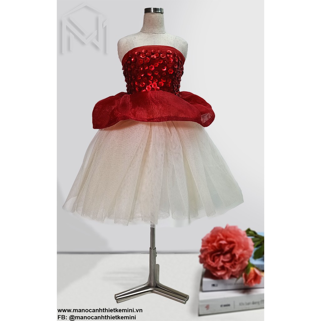 Manocanh thiết kế mini size 1/4 ( tặng kèm rập đầm cơ bản tỷ lệ 1/4)