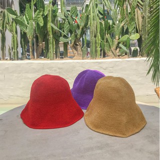 Nón Bucket Móc Chỉ Cotton Handmade (nhiều màu)