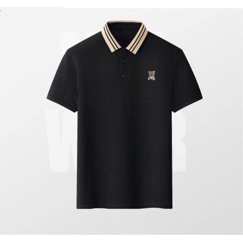 Áo Phông Polo Nam, Áo Thun Cổ Dệt Thêu Logo Gấu Nâu Chất Thun Cá Sấu Mẫu Mới Hè 2021 - AC93 - Shopmens | BigBuy360 - bigbuy360.vn