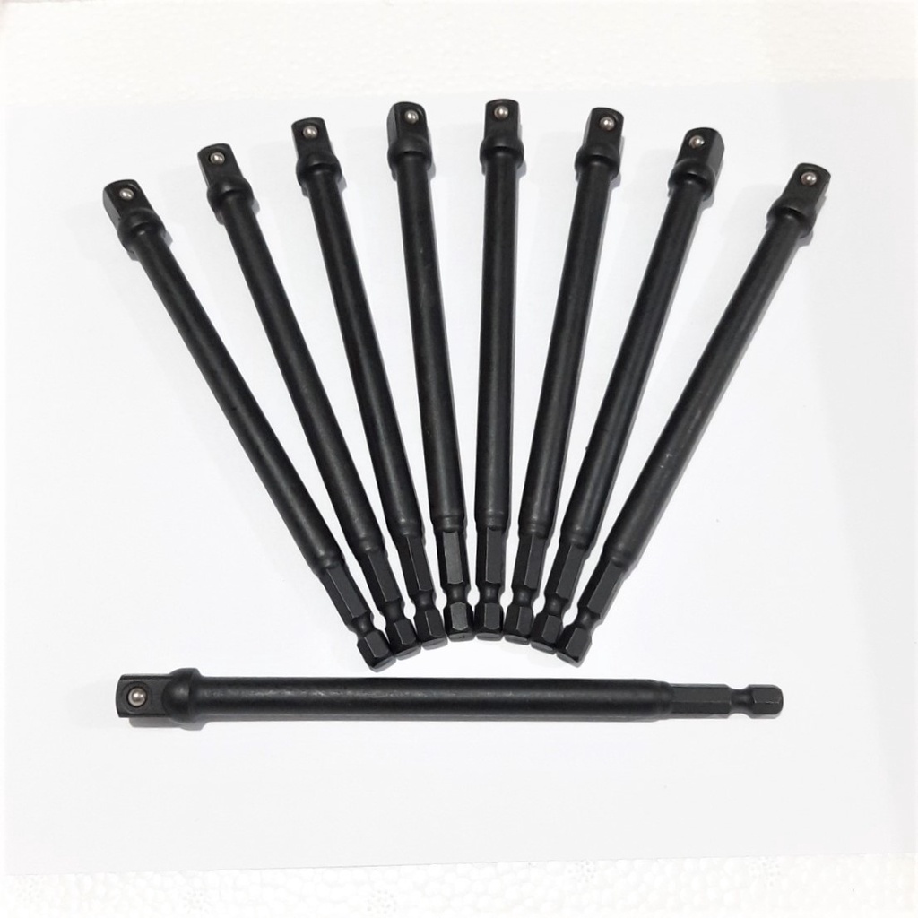 Đầu Chuyển Sang Khẩu Bulong 3/8" Dài 150mm Hàng Xịn Gắn Cho Máy Khoan, Máy Bắn Vít