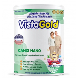 Sữa bột Vistagold Canxi Nano 900g thực phẩm dành cho người già